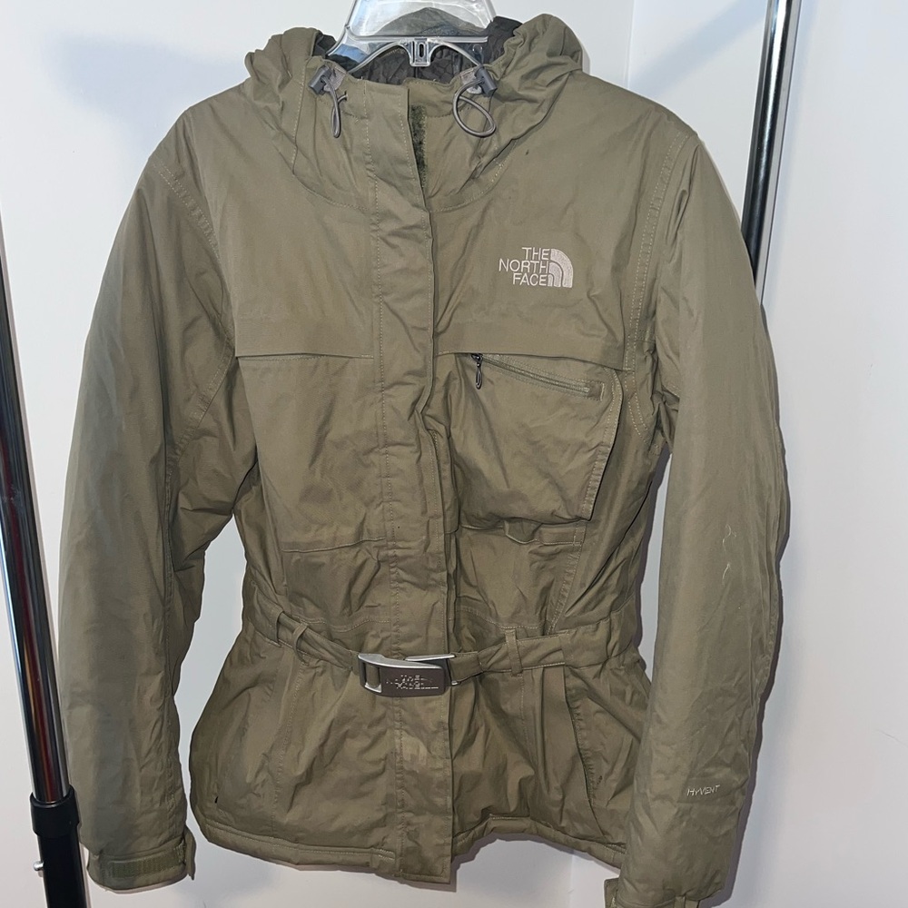 The North Face Hooded Jacket with detachable faux fur